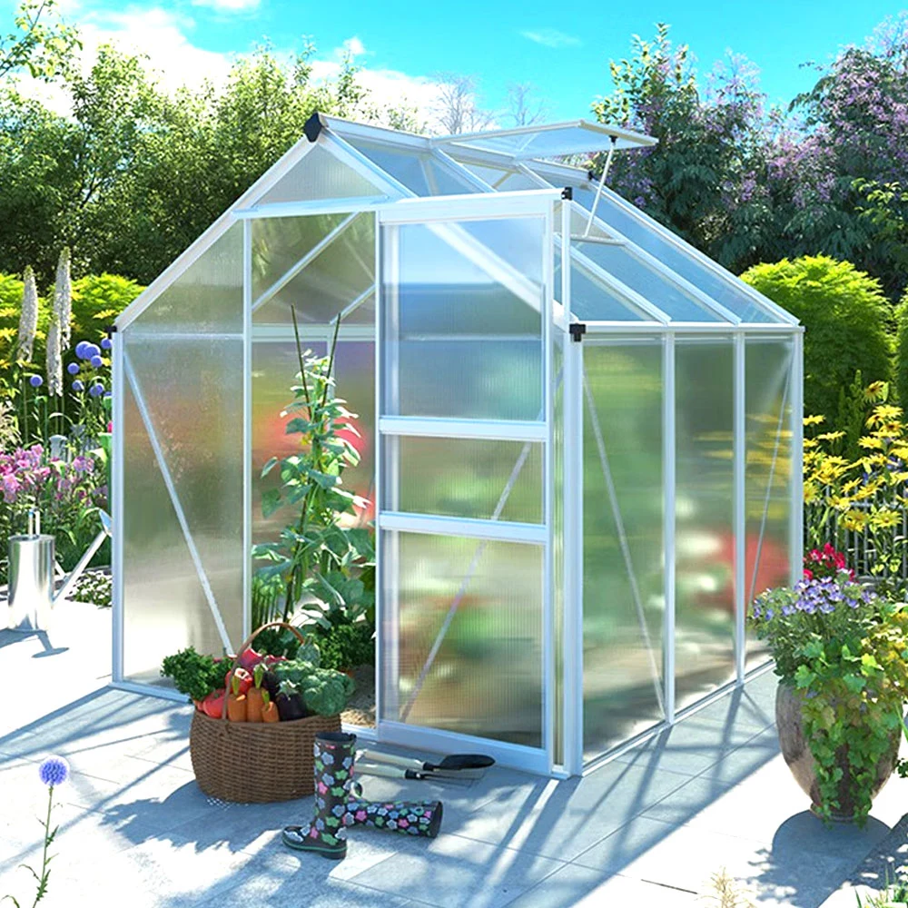 Po Film Glas Gewächshaus für Farm Garden Tierhaltung und Zucht mit Hydroponik/Bewässerungssystem Ventilatorkessel