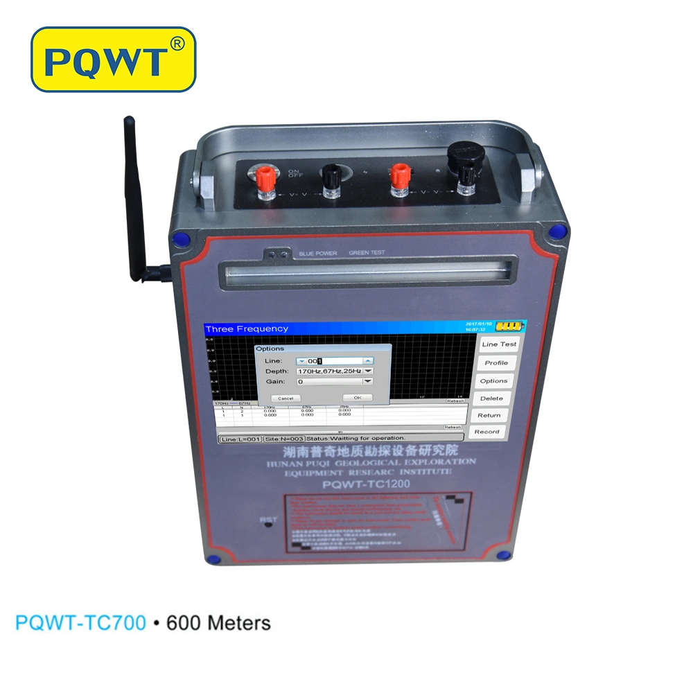 Pqwt-Tc700 Underground Water Detector Multiple Depth 600m Borehole Service Machine