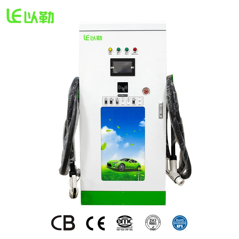 120 Kw DC Charging Pile Swiping Card European Standard Css Single Charging Port Wire 5m Standing EV Charger