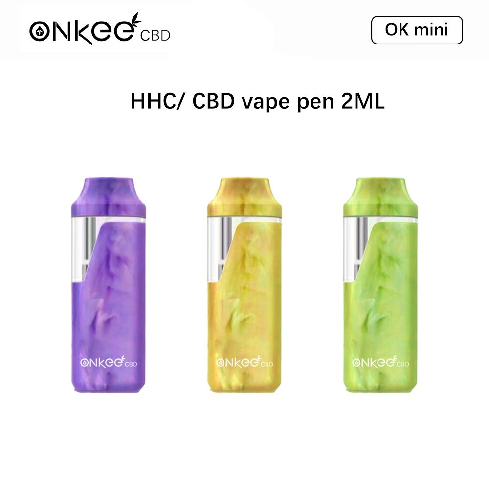 قلم قابل لإعادة الشحن D8 Vape مع ملف خزفي HHC Vape سعة 2 مل سعر مصنع الجملة للأوميزر