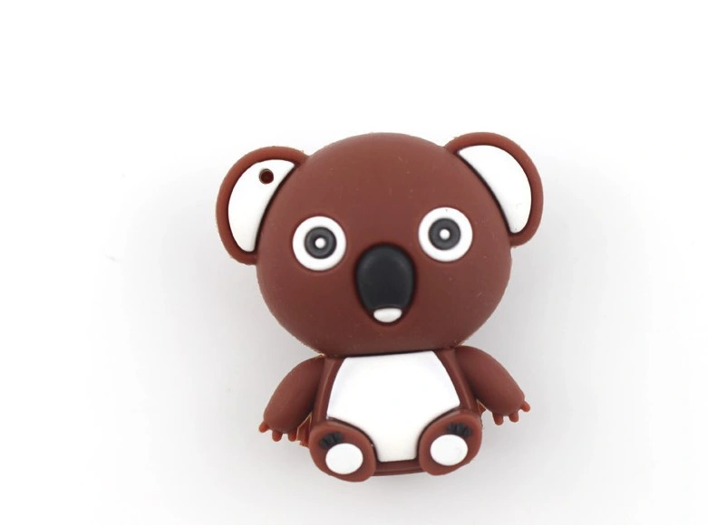 PVC Customized USB Flash Drive PVC Rubber Bear USB Stick OEM