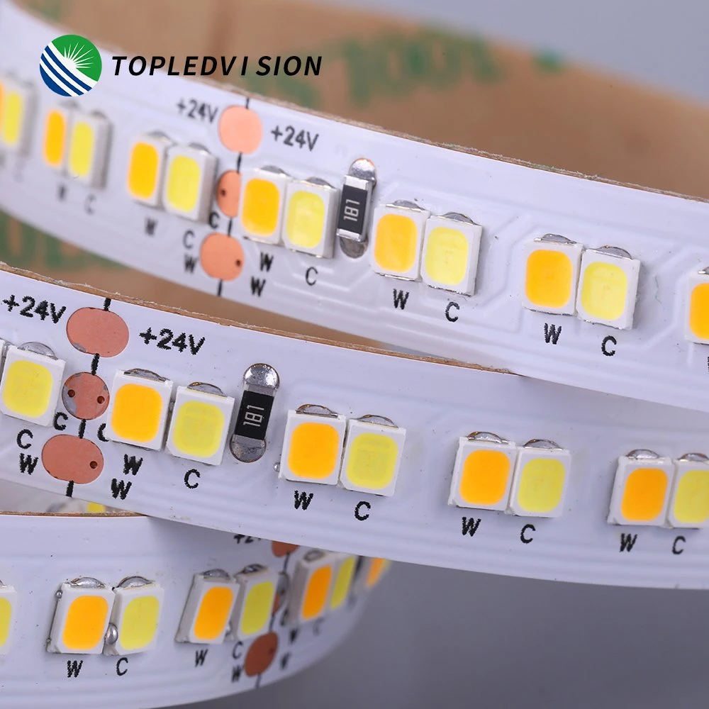 Super Bright CCT Adjustable White Light SMD2835 240LEDs/M LED Flexible Strip