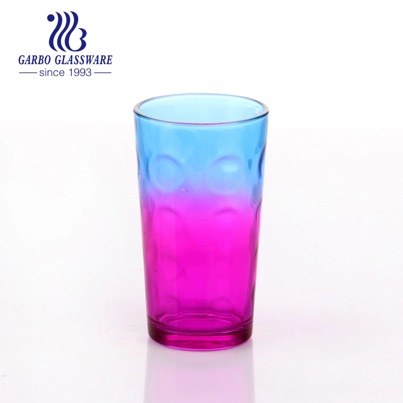 Wholesale/Supplier Cheap Transparent Various Size Glass Tea Coffee Colored Tumbler for Daily Use