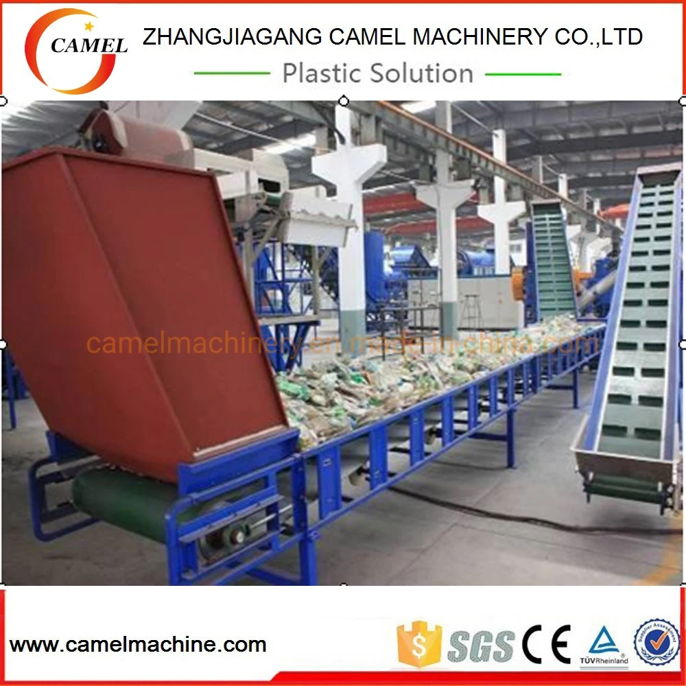 Camel Complete Chain of Recycling Waste Plastic Pet Bottles Crushing and Washing Machines