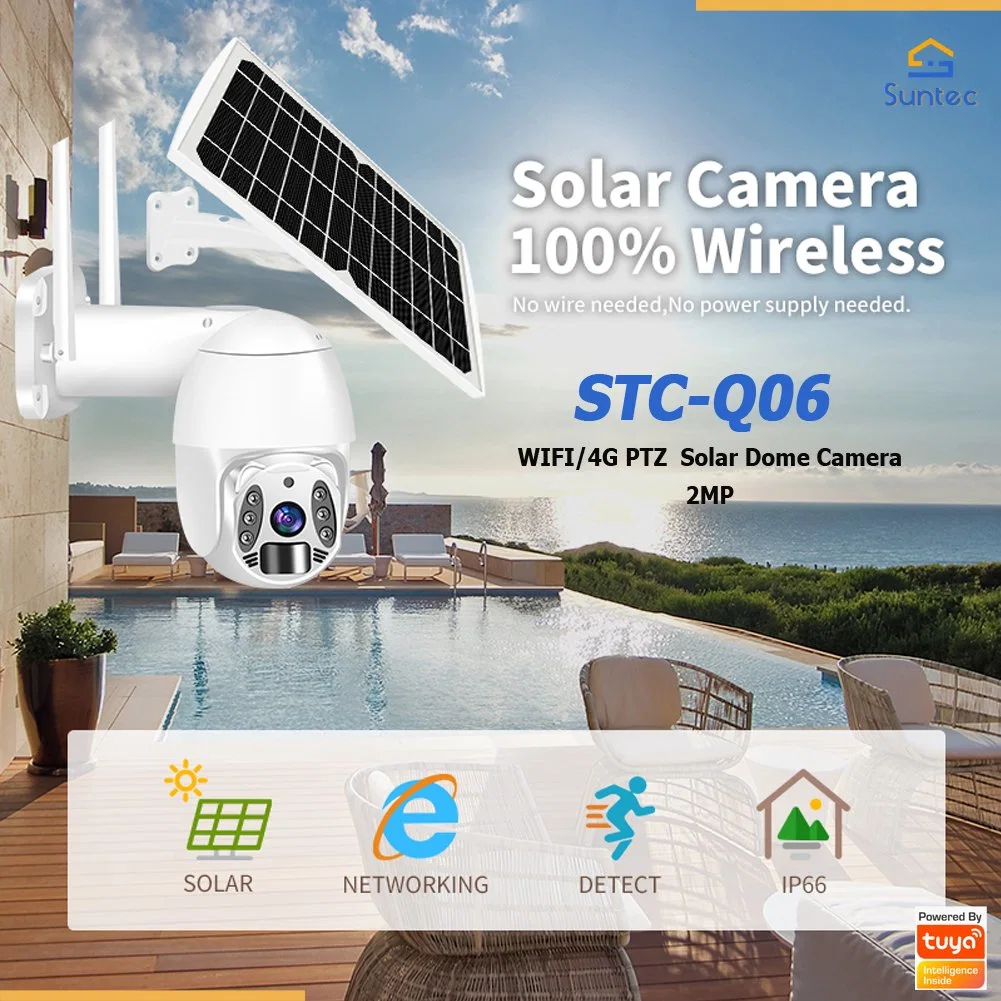 Top Quality WiFi 4G Smart Camera Outdoor Solar Camera 360 HD 1080P