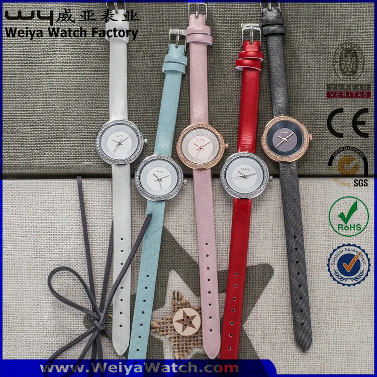 Fashion ODM Quartz Watch Casual Ladies Wrist Watches (WY-090D)