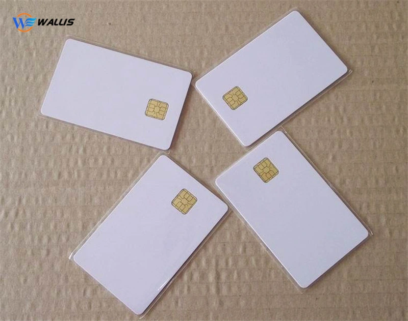 Custom Logo CMYK Druck Kunststoff PVC Prepaid Visa Card, IC Electric Meter Chip Card