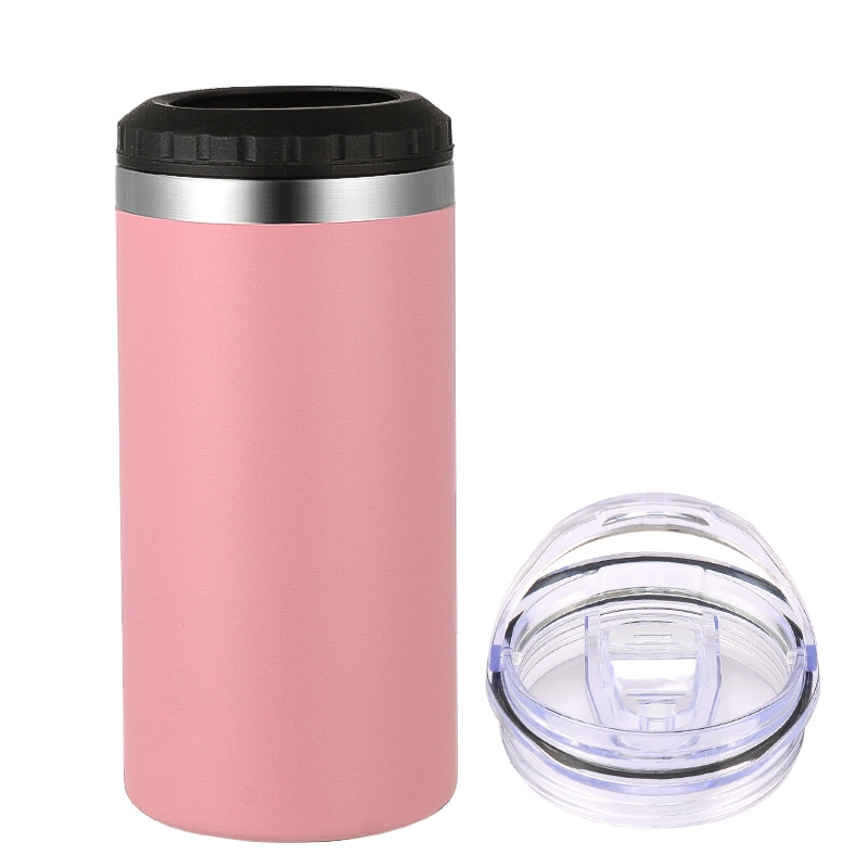 16oz Wholesale/Supplier 4 in 1 Stainless Steel Double Wall Slim Can Cooler Holder Beer Cola Can