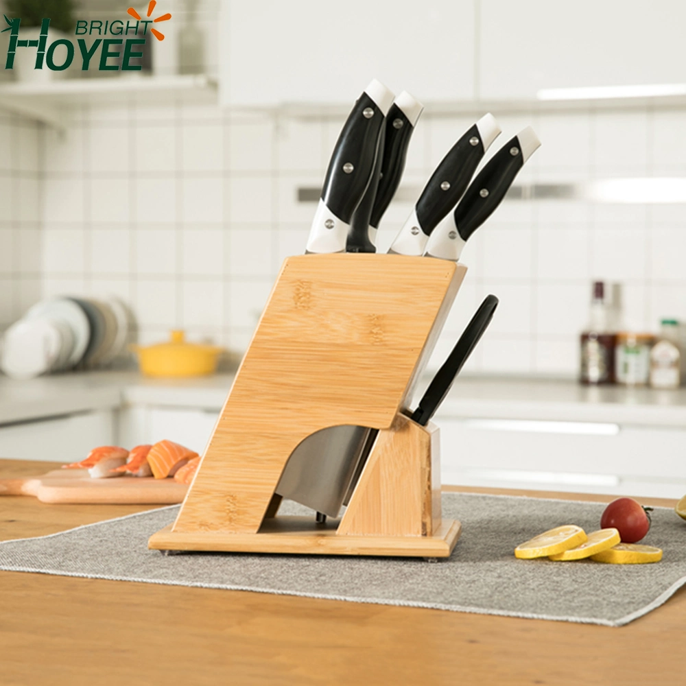 Bamboo Knife Block, Drawer Knife Set Storage Made From Quality Bamboo