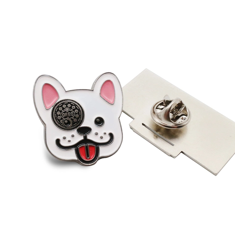 Fashion Badge Label Wholesale/Supplier Free Sample Design Customize Logo Metal Hard Enamel Pin Label