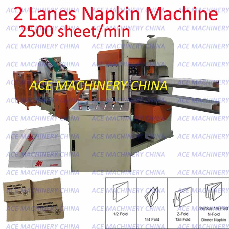 Fastest Paper Napkin Printing Equipment with Embossing with Italy Design