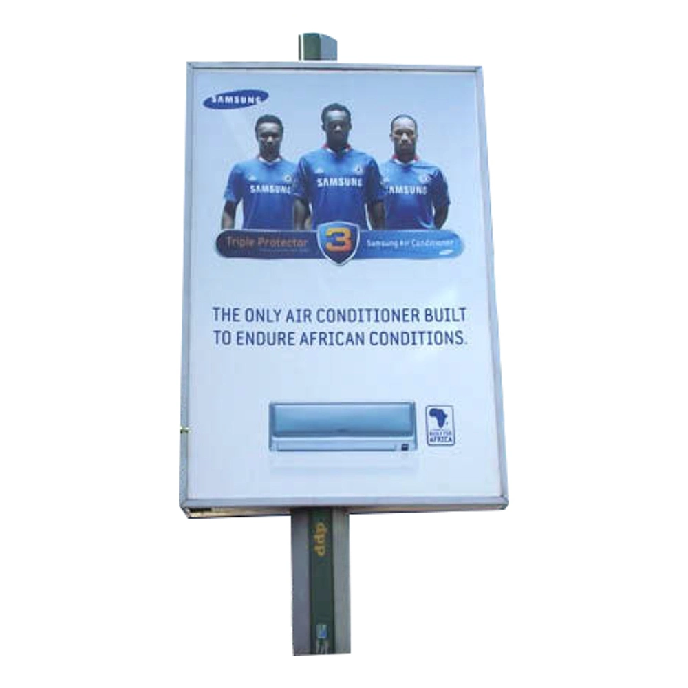 Road Sign Rotating Steel Structure Advertising Billboard