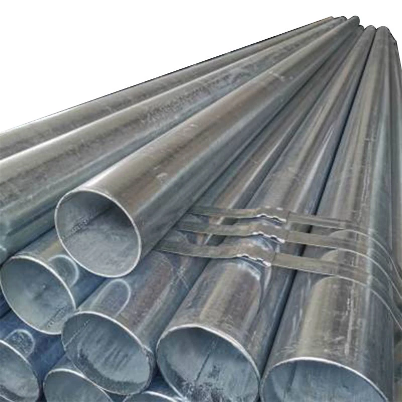 Ms Welded Steel ERW Q195 Q235 En10219 En10210 S235jr S355jr S355 S355j2h Galvanized Round Steel Tubing