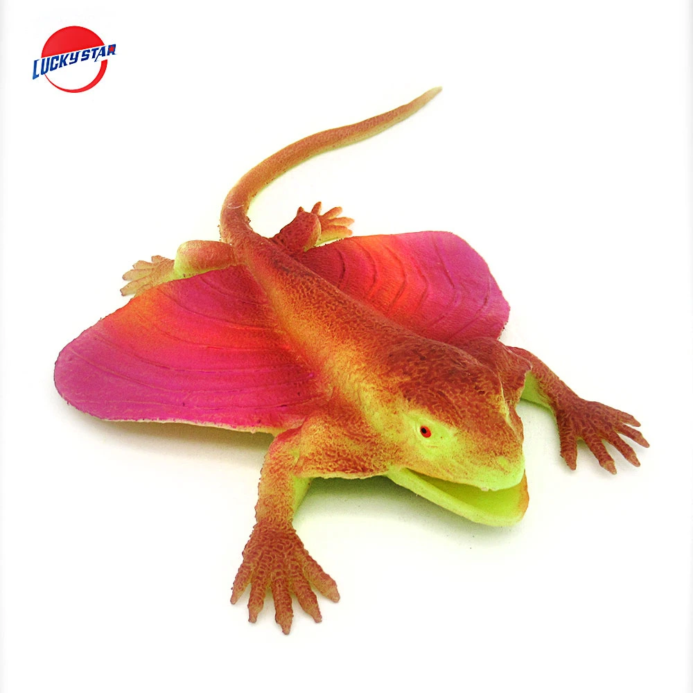 New TPR Medical Grade Material Soft Anmial Simulation Lizard Crocodile Tadpole Sandfish Animal Toy for Child