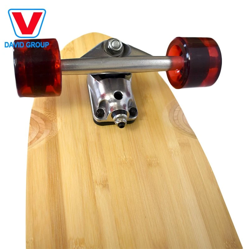 Rolete Fosco Costom Conjunto de madeira de bambu Skate Super Cruiser