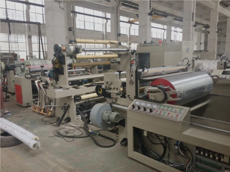 1800mm PUR/ Psa Hot Melt Glue Nonwoven Fabric PE Film Coating Laminating Machine