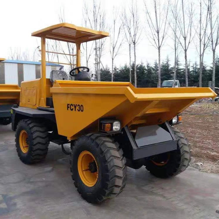 4WD Site Dumper 3 Ton off Road Dump Truck Fcy30