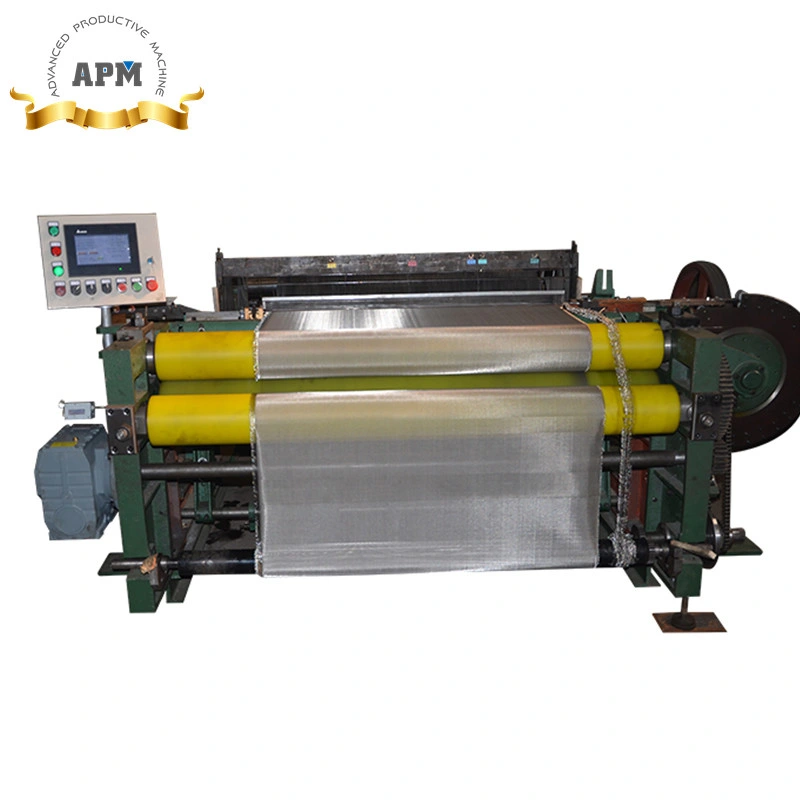 controlo PLC produtivo avançado tecido metálico de tecido fino automático Máquina de tecelagem com rede de filtros