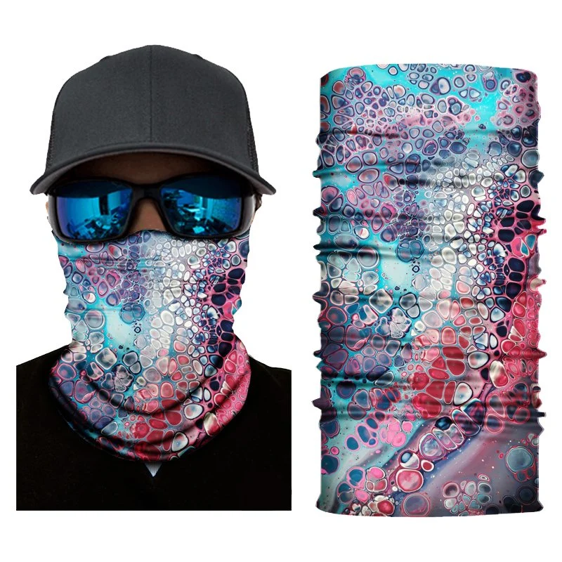 Customized Logo Printed Multi Function Magic Scarf Seamless Tube Bandana