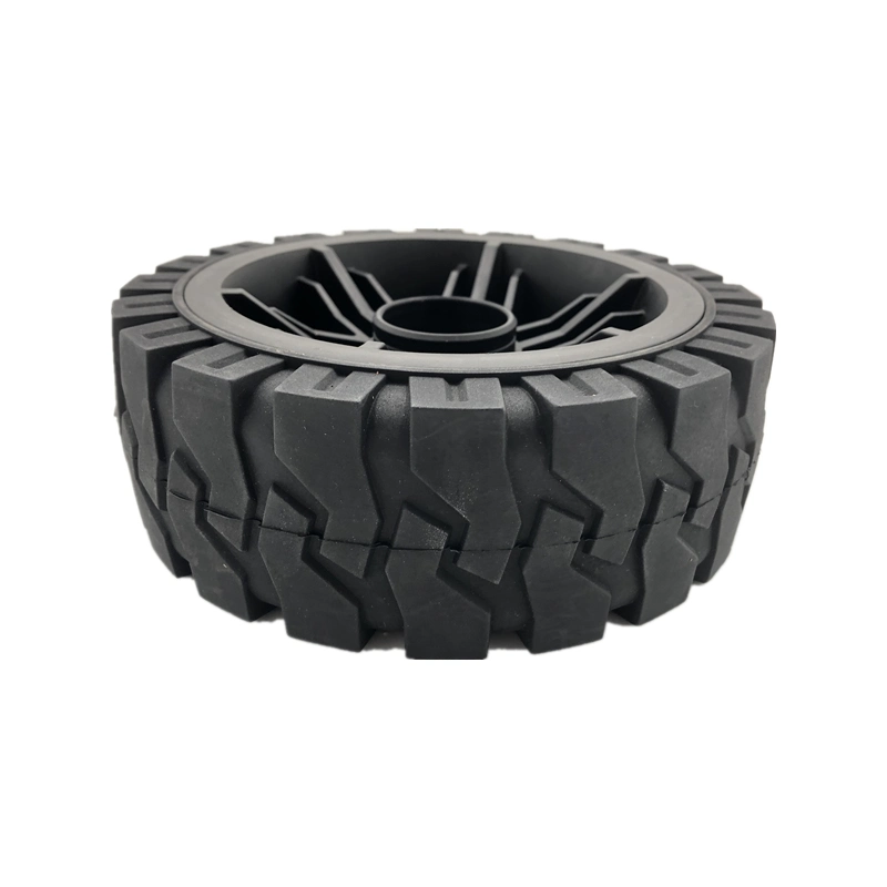 Non-Slip Solid Tyre Type Rubber Wheels for Hand Truck/Trolley/Cart