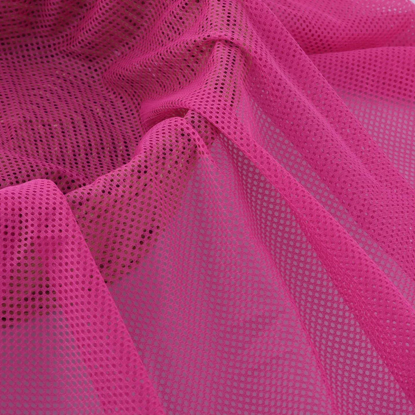 Wholesale/Supplier Warp Knitting 100% Polyester Soild Sport Wear Round Hole Mesh Fabric