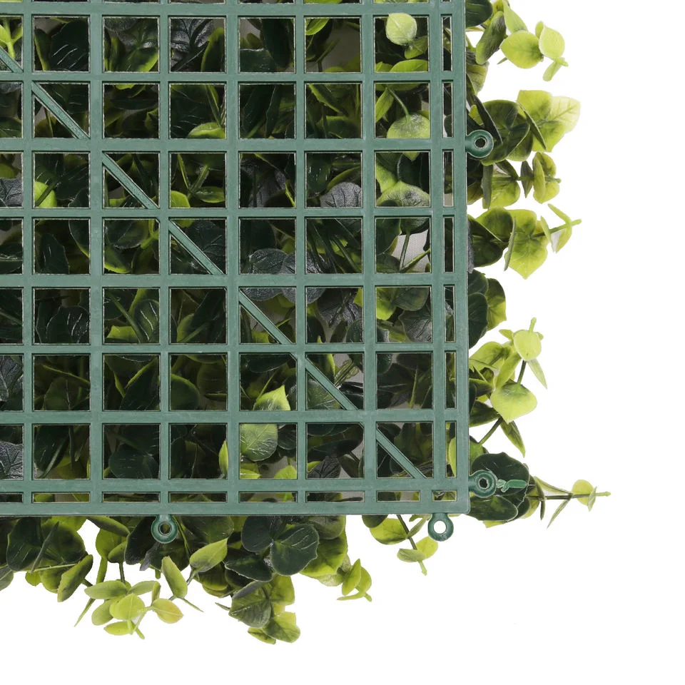 Wholesale/Supplier Privacy Fence Screen Plastic Green Artificial Boxwood Hedge for Living Wall Decor