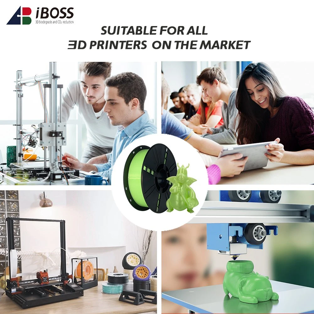 Strong Toughness for 3D Printer Transparent Green PLA Filament