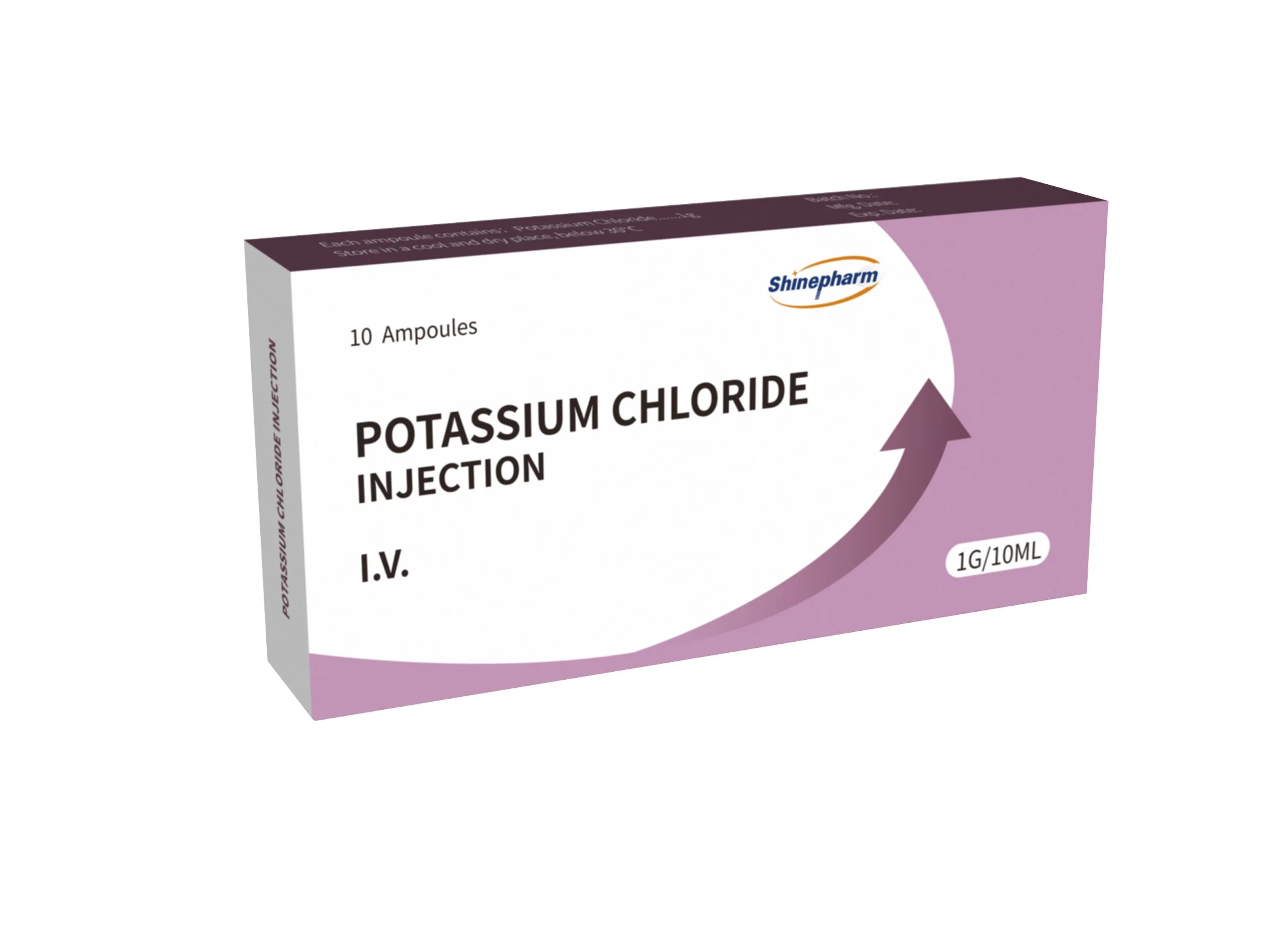 Potassium Chloride Injection 1g 10ml GMP Medicine