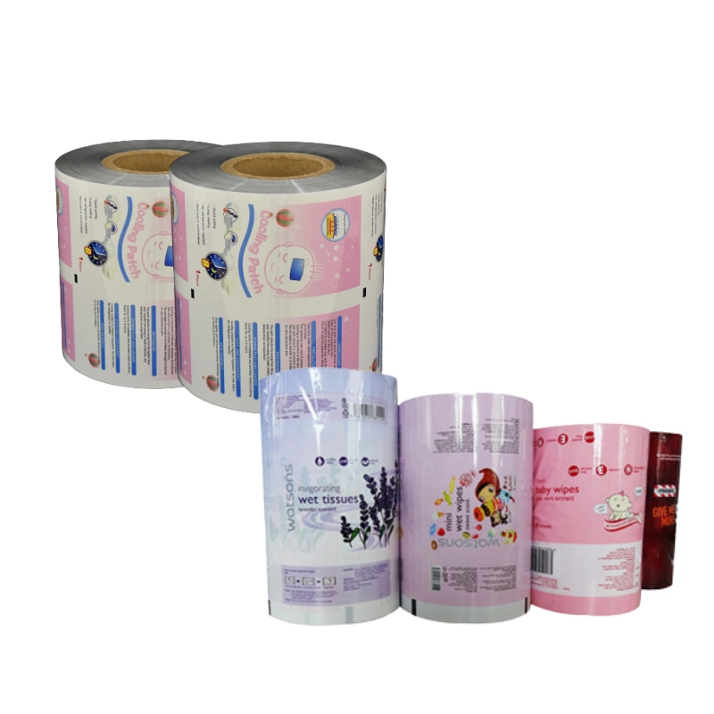 Laminted Aluminum Foil Film Roll for Wet Wipes Packaging Paper