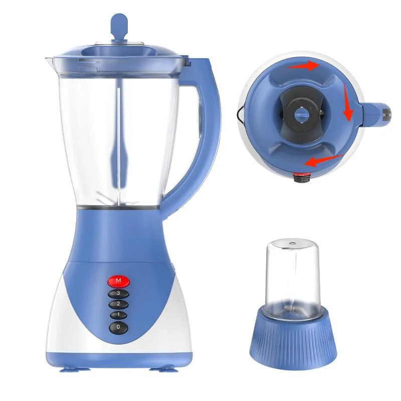 Wholesale/Supplier 350-500W Power 4 Speeds Professional Electric Blender Mixer and Electric Blender Licuadora with Grinder 2 in 1