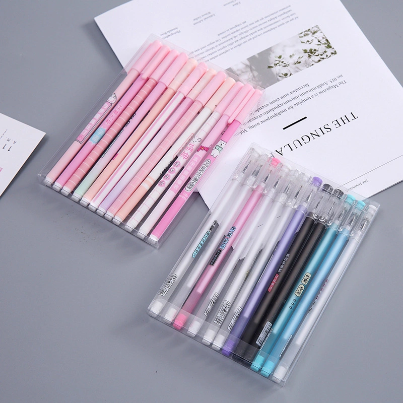 Ball Pen 12 PCS of High Appearance Level Ballpoint Students Stationery