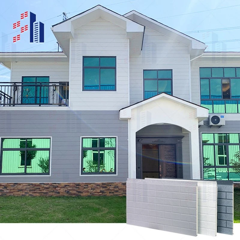 Waterproof Exterior Composite Hollow Cladding Outdoor PU Sandwich Wall Panel