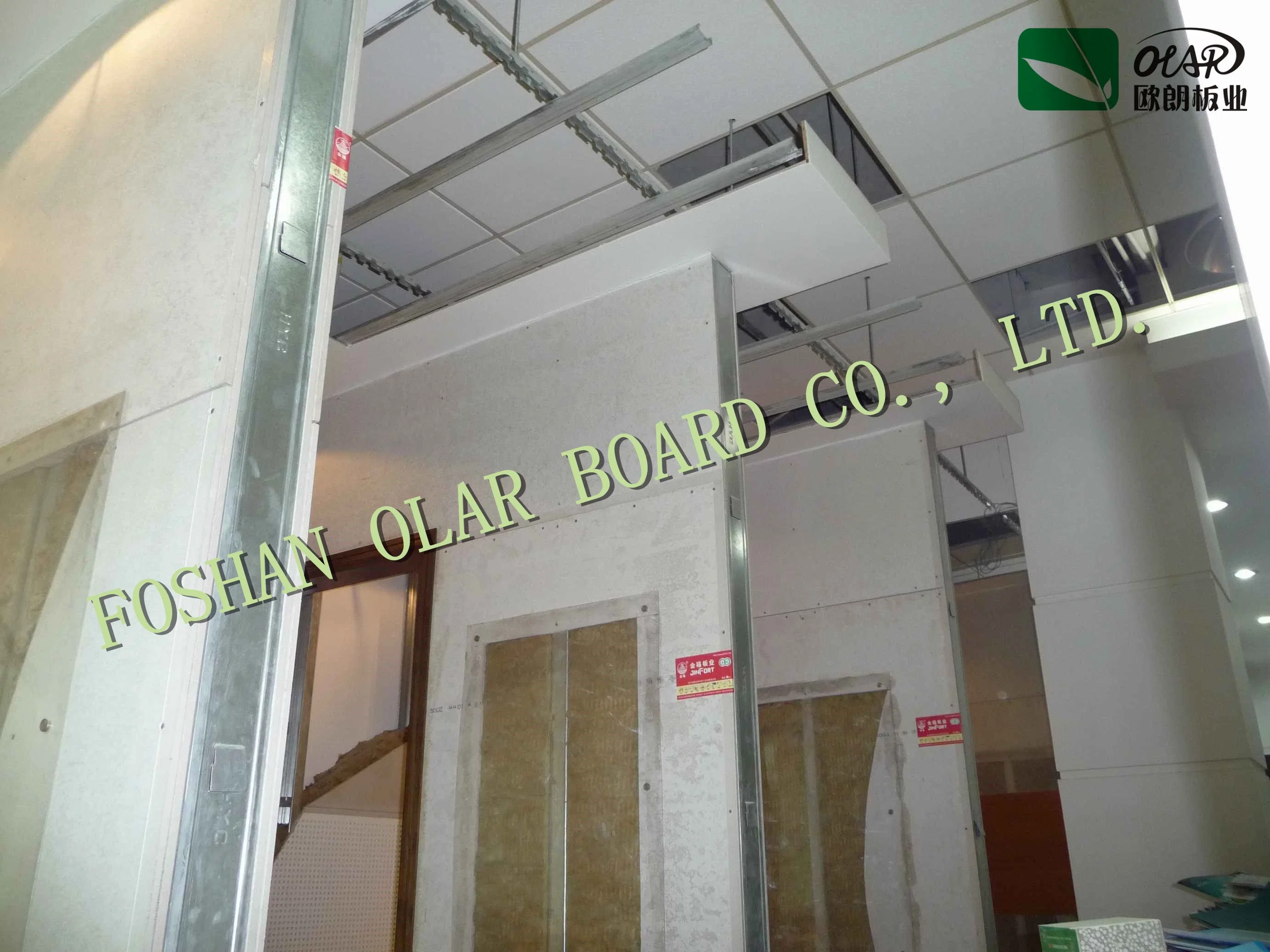 Fiber Cement Board-Sound Absorption Ceiling Board/ Building Materials