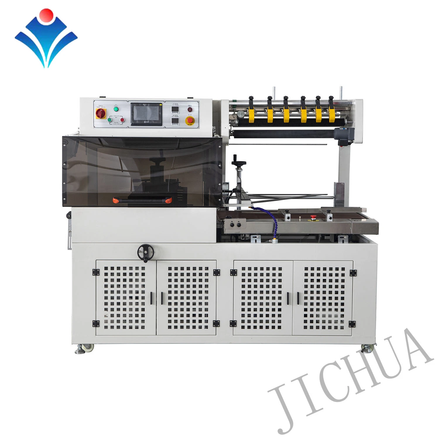 Automatic POF PE Film Case Box Book Heat L Sealing Shrink Wrapping Packing Machine