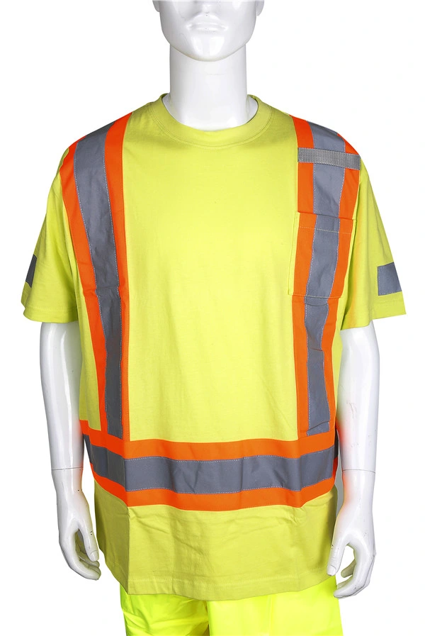 High Standard Reflective Roadway Safety Vest with Dm Reflective Tape