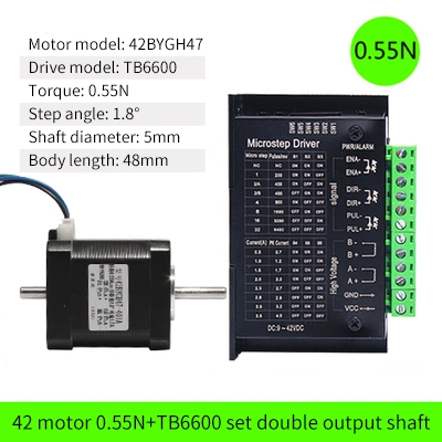 Motor paso a paso Plus Controller (NEMA17 0,55m y N. 48 mmL 25600 DM452C)