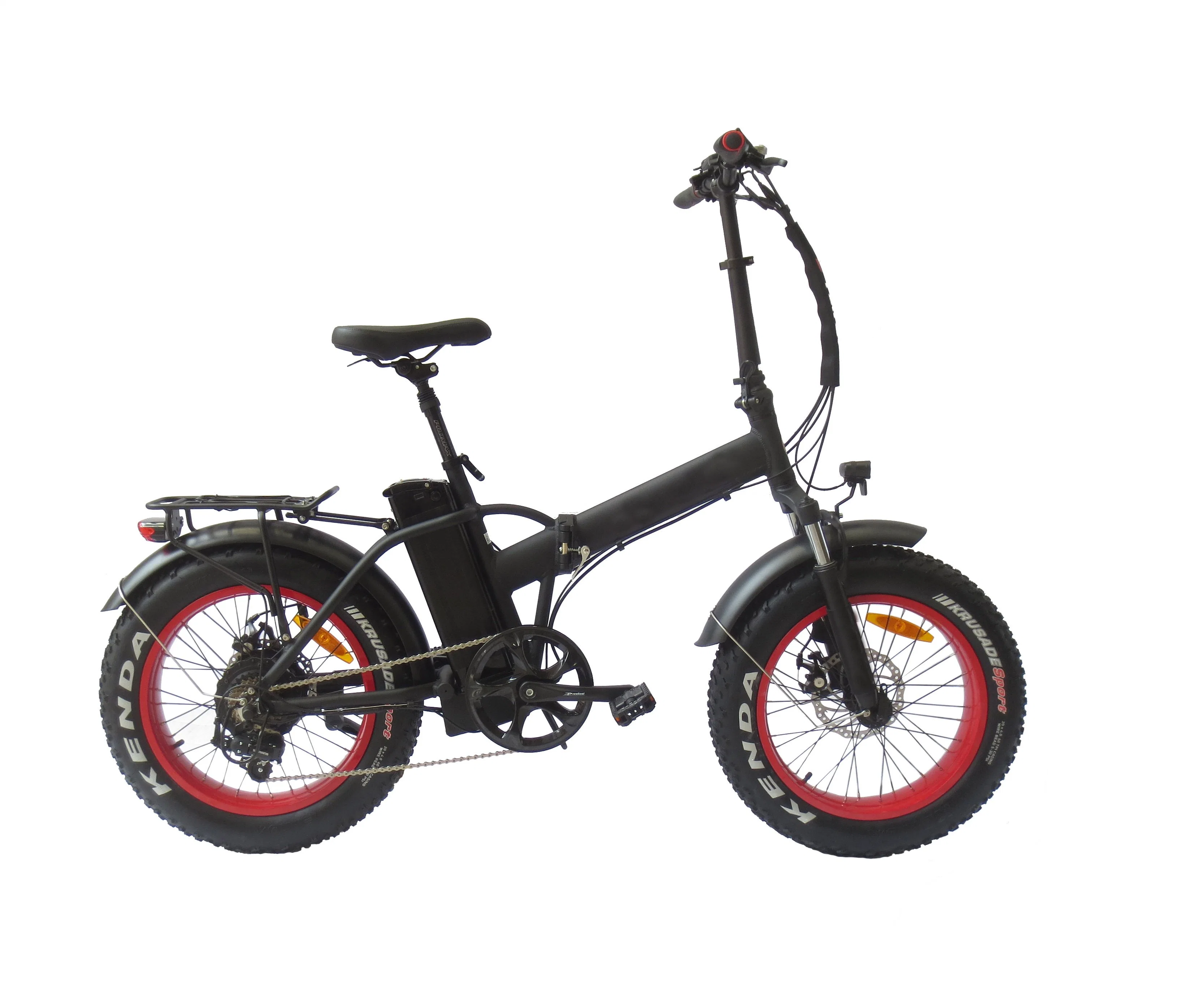 Queene 20 Inch Folding Lithium Battery Snow Bike 7-Speed Fat Tire E-Bike Mini Bicycle Customized Wholesale/Supplier Changeable Bike