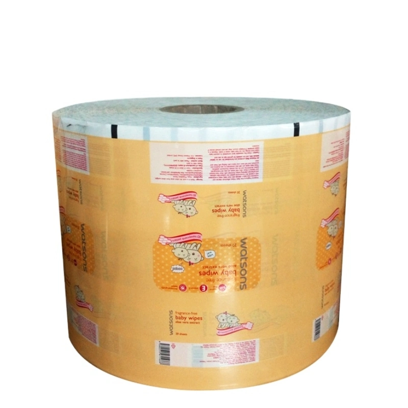 Wet Wipes Packaging Pet PE Plastic Film PE Film in Roll Shape