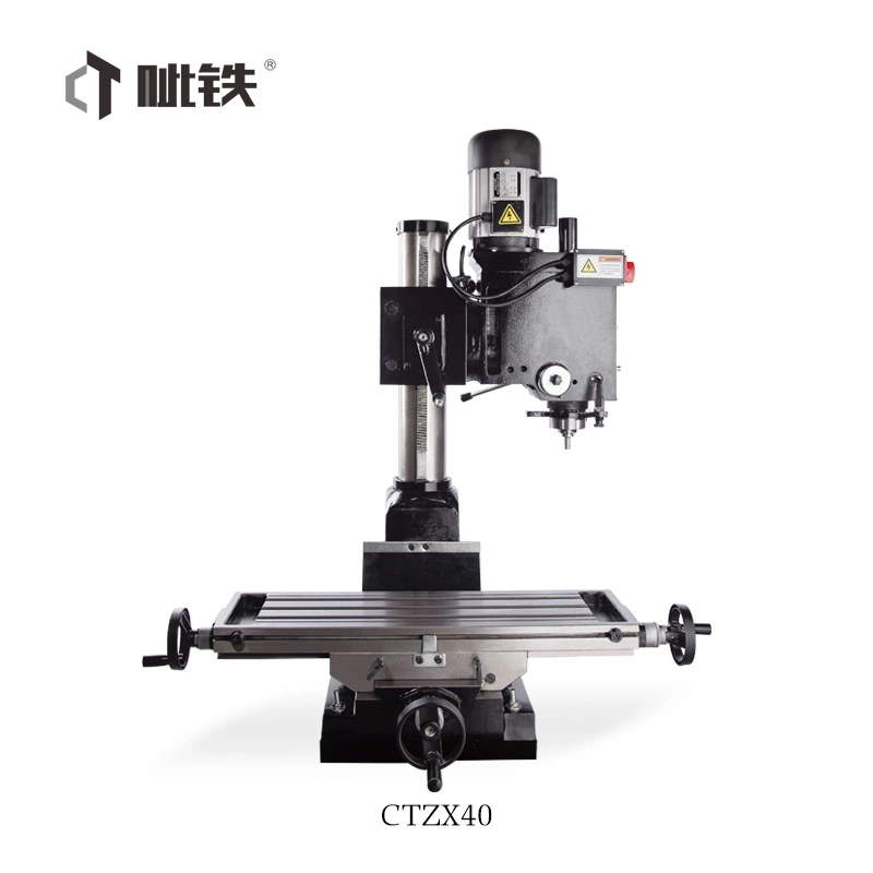 Gear Head Manual Bench Drilling and Milling Machine Ctzx40