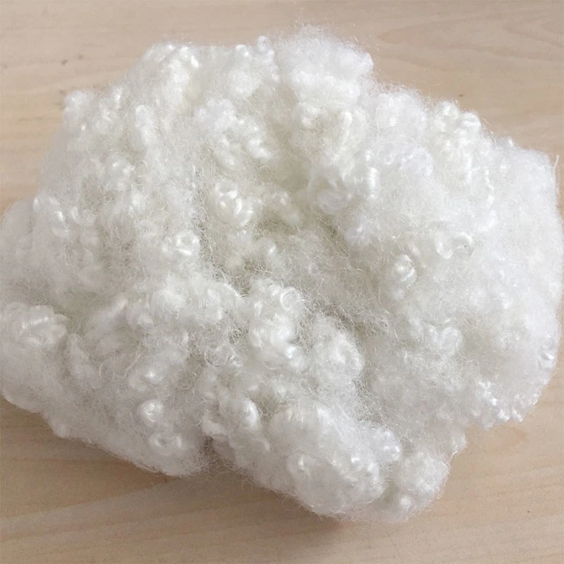 Recycelte hohle konjugierte Silizium-HCS-Polyesterfaser 7D/15D * 64mm Rohmaterial zum Füllen von Sofa/Kissen