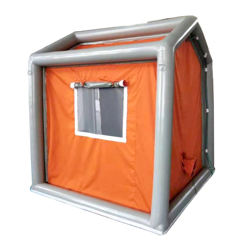 Inflatable medical tent house