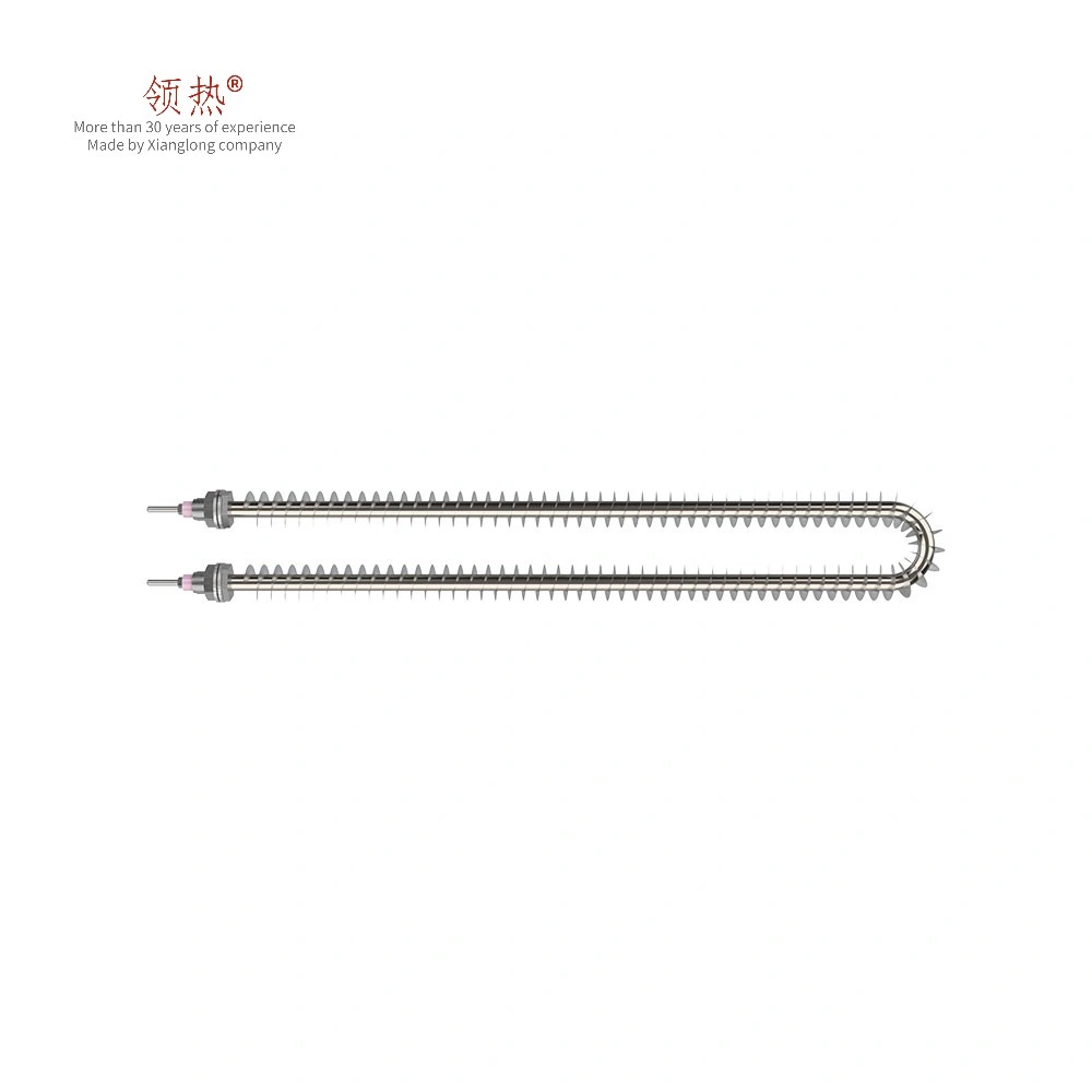 SS304 or Customized Resistance Finned Immersion Air Heater Tubular Tube Heating Element for Industrial