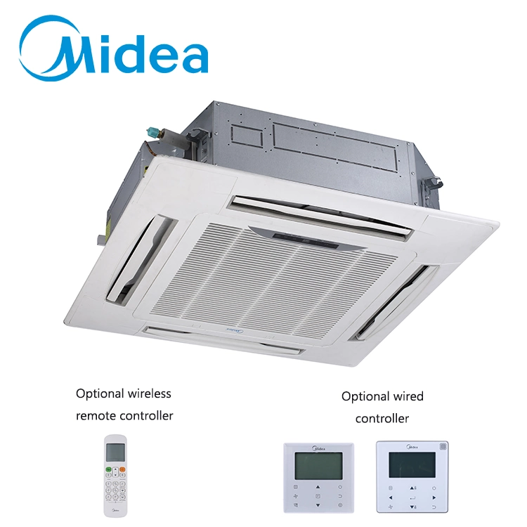 Control de persianas individuales Midea 24000BTU Cassette de luces de 50 a 60 Hz Aire Acondicionado Central Vrf Vrv Sistema para el Hotel