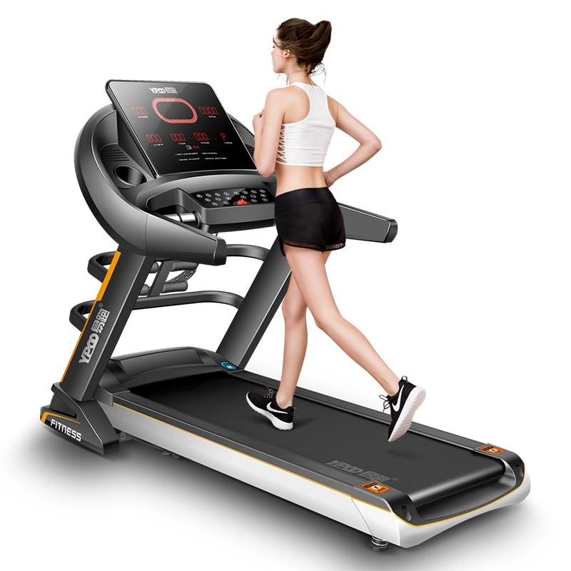 Ypoo Newly Designed 2HP Motorized 130kg User Max Weight Homeuse Fitness Folding Treadmill