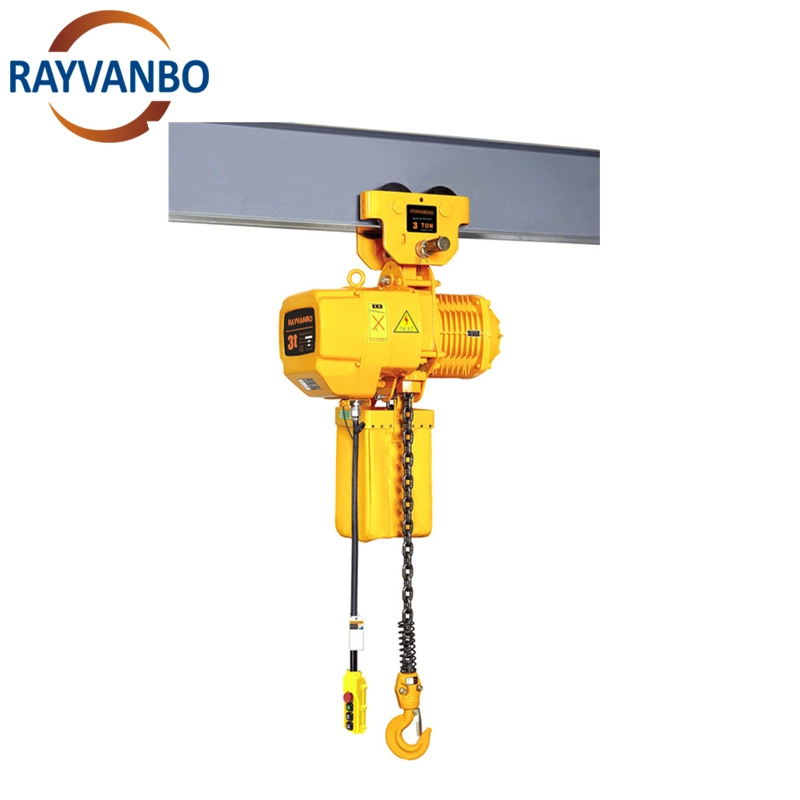 Original Factory 1t 2t 3t Manual Trolley Type Hhbb Electric Chain Hoist