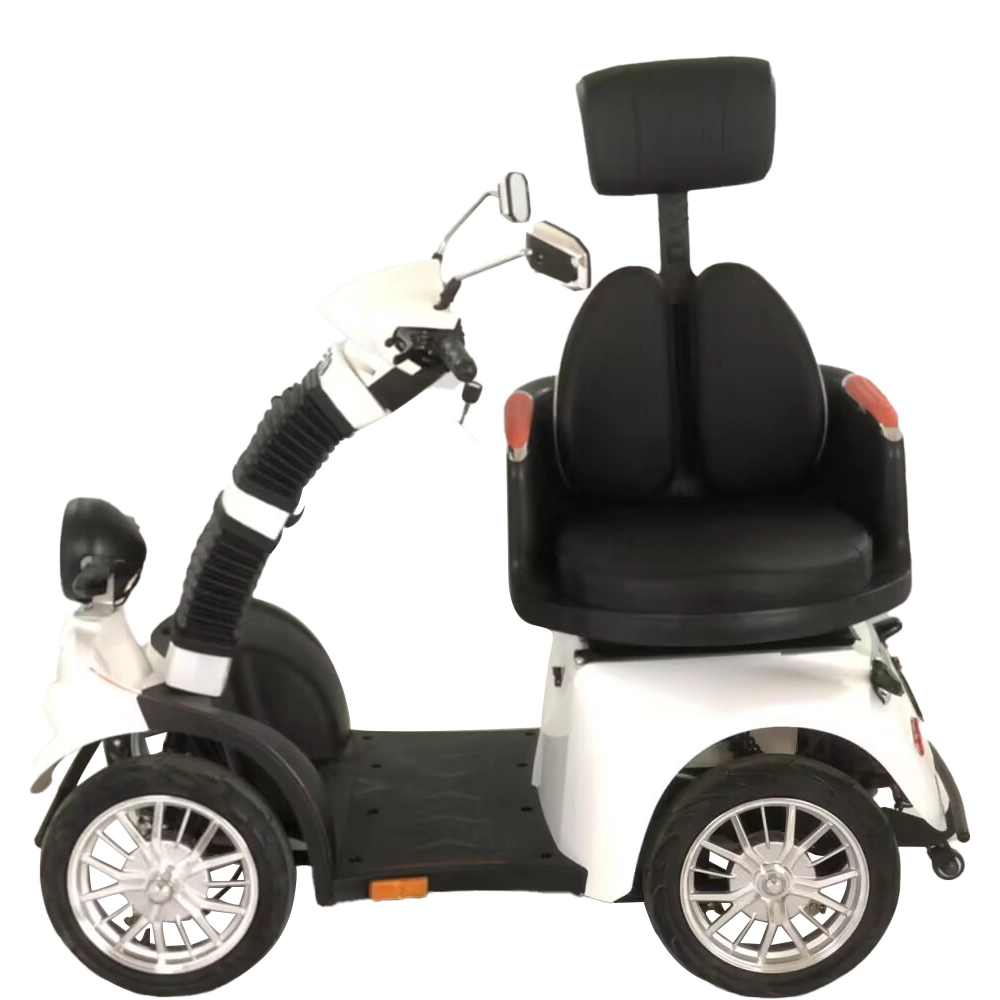 Adult Handicapped 4 Wheels Power Mobility Electric Scooter with Headrest