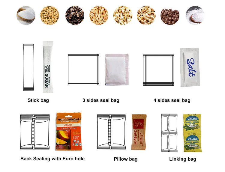 Small Business Continuous Automatic Filter Paper Tea Inner and Outer Bag Packaging Machine