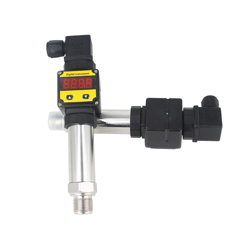 Intelligent Pressure Sensor with LCD/LED Display Oil Water Gas Tank Tube Pressure Transducer 10MPa 12MPa 16MPa Pressure Transmitter G1/8 G1/4 4-20mA RS485