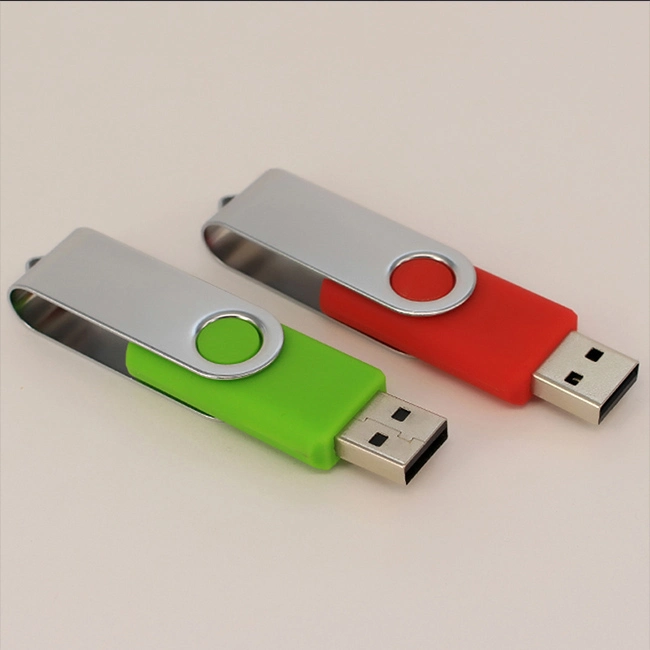 presente de promoção de material de plástico para unidade de caneta USB de fábrica, a cores Impressão