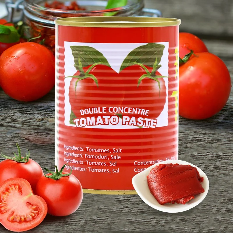 Top Quality Tin Canned Tomato Paste 2200g Ginny Brands